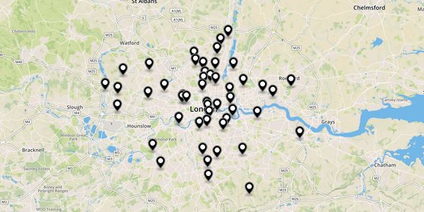 Map of London Skateparks